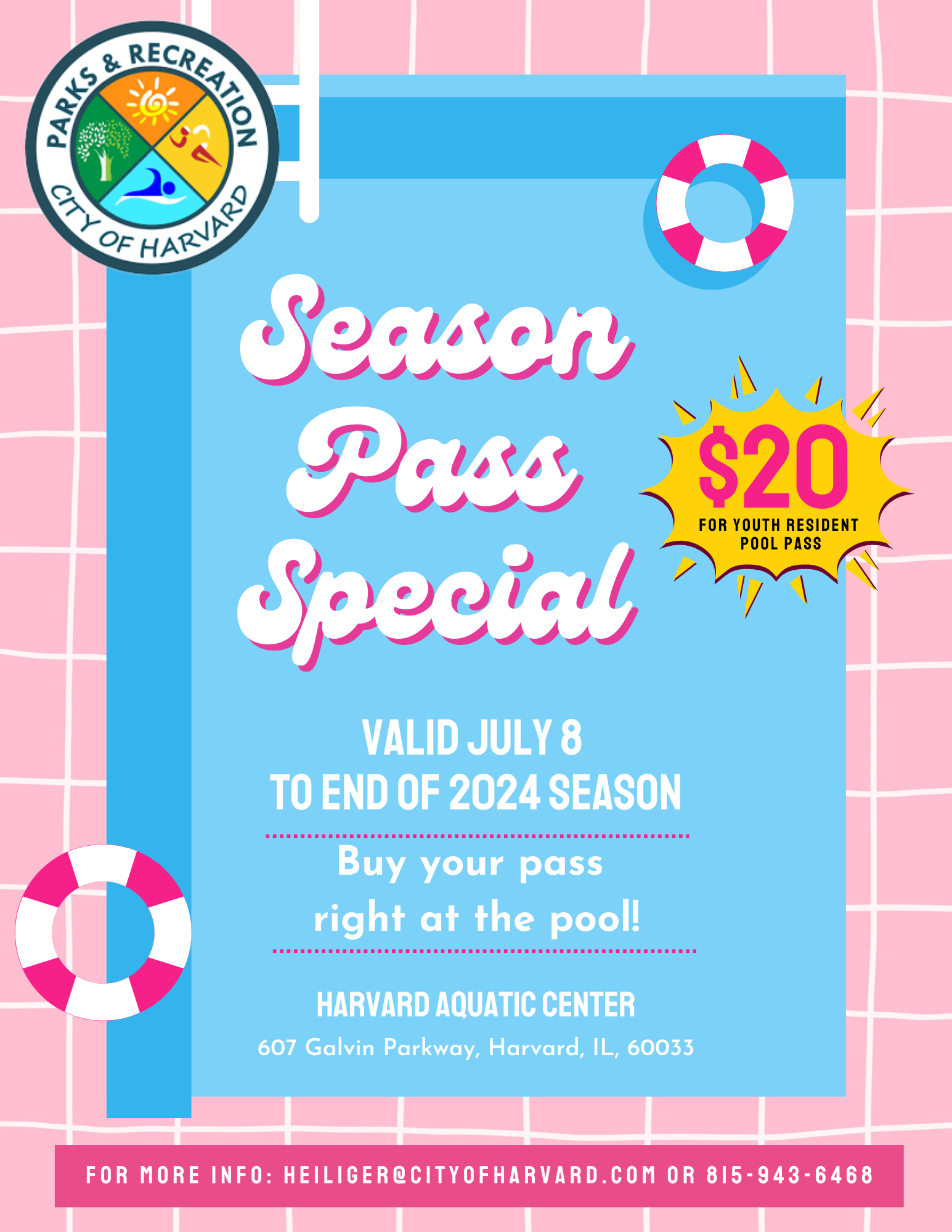 Season Pool Pass Special