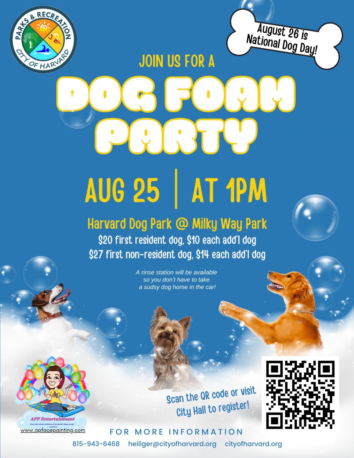 Dog Foam Party